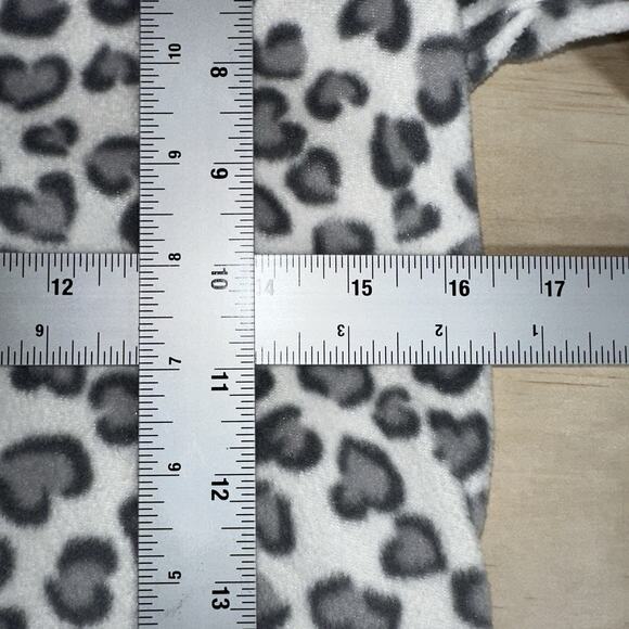 Danskin Now Leopard Print ¼‑Zip Girls Fleece Pullover XL - Picture 7 of 8